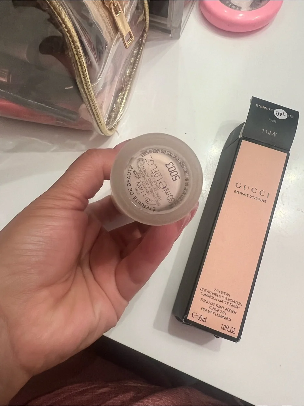 Gucci Éternité de Beauté Foundation - Fair (114W) Beige